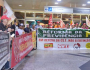 SINTTEL-RS participa de ato contra reforma da previdência no Aeroporto