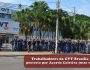 Trabalhadores da GVT fazem protesto para cobrar Acordo Coletivo de Trabalho